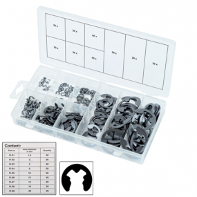 Box of 300 type E circlips