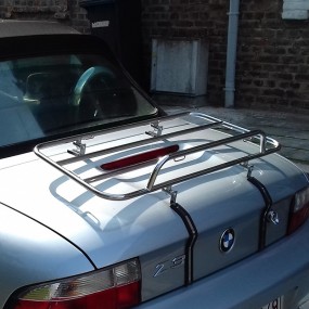 Porta-bagagens (bagageiro) sob medida para faixas estreitas BMW Z3 (1996-2002) - Verão
