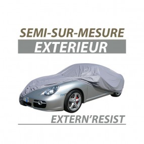 Semi-made-to-measure outdoor car cover in ExternResist (13C) PVC