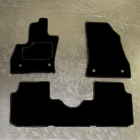Maßgeschneiderte Autofußmatten für Fiat 500 L Auto aus genadeltem Teppich (vorne + hinten)