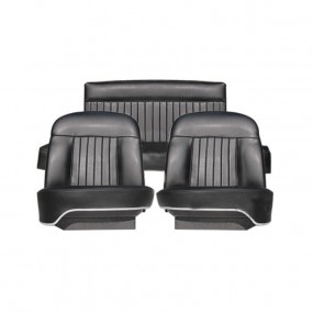 Coiffes sièges avants et banquette arrière en simili cuir pour Peugeot 404 Cabriolet