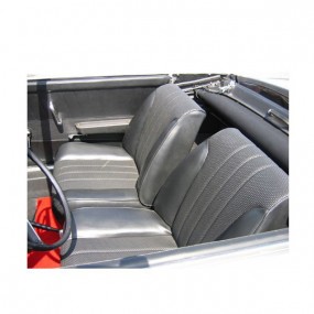 Asientos tapizados de asientos delanteros negros Peugeot 304