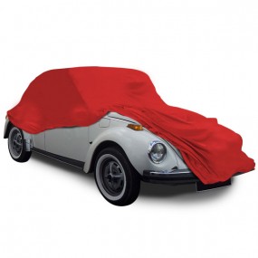 Indoor car cover for Volkswagen Coccinelle 1200 1300 1302 et 1500 (1967-1972) - Red Coverlux for garage