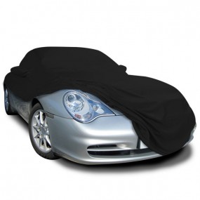 Porsche 996 (1999-2001) convertible car cover in Black Jersey (Coverlux) for garage