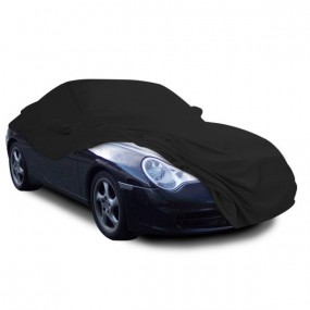Porsche 996 (2002-2004) convertible car cover in Black Jersey (Coverlux) for garage