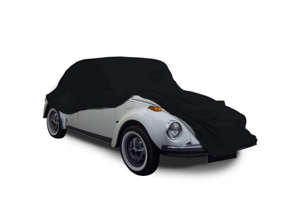 Housse protection VW Coccinelle 1200 1300 1302 et 1500 cabriolet en Jersey (Coverlux) Noir pour garage