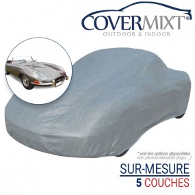 Tailor-made outdoor & indoor car cover for Jaguar Type E/XKE (1962/1971) - COVERMIXT®