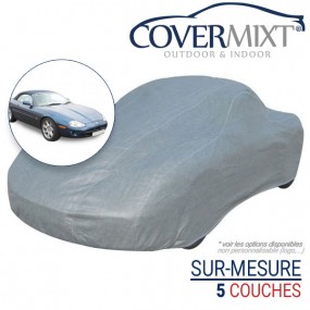 Tailor-made outdoor & indoor car cover for Jaguar XKR (2005/2006) - COVERMIXT®