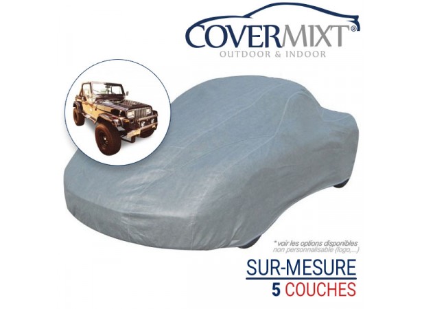 Funda personalizada para coche 4x4 Jeep Wrangler YJ (1986/1995) - COVERMIXT 4/5