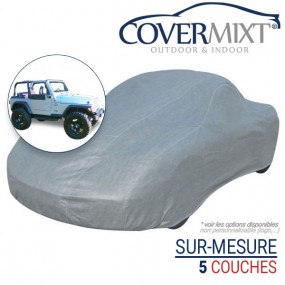 Tailor-made outdoor & indoor car cover for Jeep Wrangler TJ (1997-2002) - COVERMIXT®