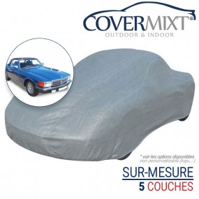 Tailor-made outdoor & indoor car cover for Mercedes SL - R107 (1971/1989) - COVERMIXT®