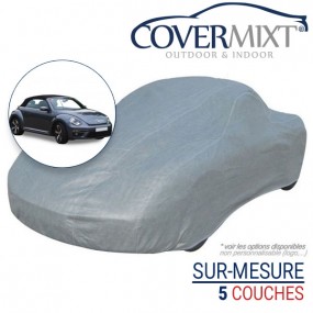Tailor-made outdoor & indoor car cover for Volkswagen Coccinelle cabriolet (2012-2019) - COVERMIXT®