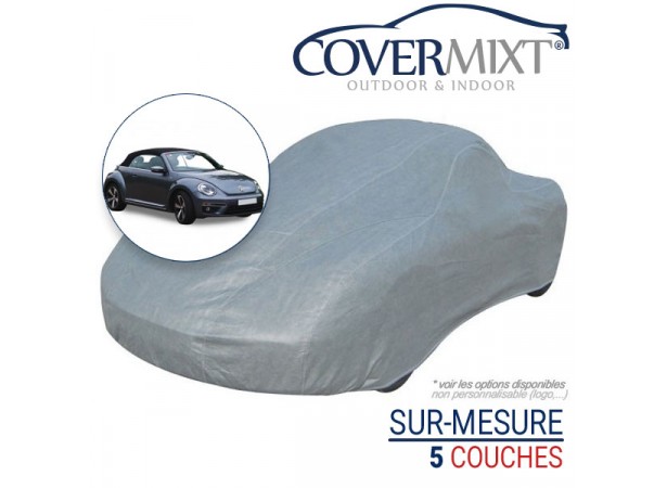 Housse protection voiture sur-mesure Volkswagen Coccinelle (2013 et +)- COVERMIXT 4/5 