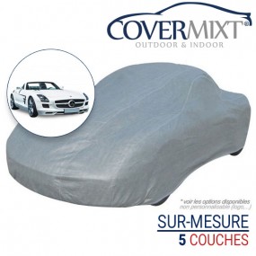 Autohoes op maat (autohoes voor binnen/buiten) voor Mercedes SLS AMG (2010-2014) - COVERMIXT® met Fin