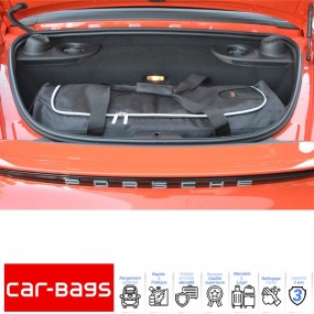 Juego de maletas de viaje para maletero trasero Car-Bags para Porsche Boxster 987 descapotable