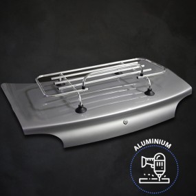 Véronique luggage rack kit 3 aluminum bars drilling + suction cups