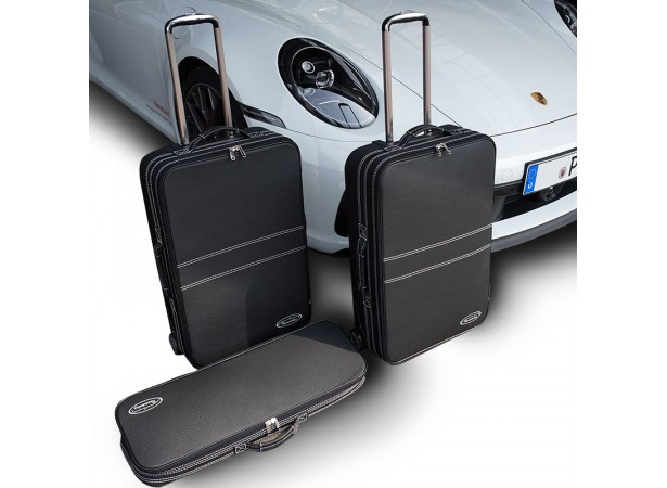 Set mit 3 maßgeschneiderten Koffern Porsche 911 Typ 992 - Leder