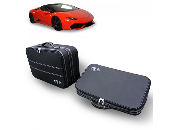 Set di 2 valigie Lamborghini Huracán su misura - in pelle