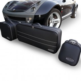 Bagagerie sur-mesure ensemble de 3 valises de coffre Smart Roadster 452