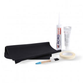 Kit riparazione cappa in vinile nero o pvc