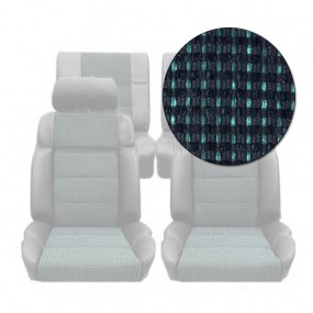 Garnitures siège avant et arrière en tissu quartet vert 205 GTI