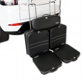 Tailor-made luggage set of 5 suitcases for Range Rover Evoque convertible
