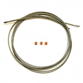 Kit 3 cables inox Peugeot 204/304 descapotable