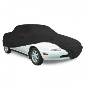 Funda coche protección interior Mazda MX-5 NA a medida en Black Coverlux Jersey