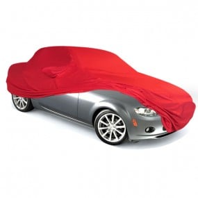 Bâche protection intérieure sur-mesure Mazda MX-5 NC en Jersey Coverlux rouge