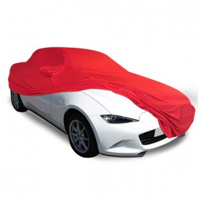 Bâche protection intérieure sur-mesure Mazda MX-5 ND en Jersey Coverlux rouge