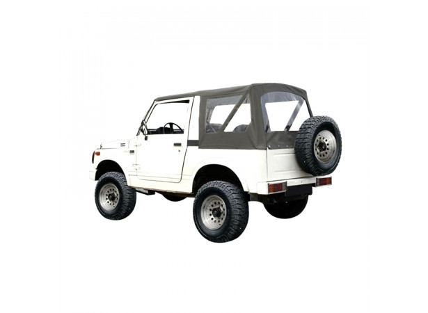 Soft top Samurai SJ410 / SJ413 convertibile short box vinile denim kaki