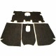 Revestimiento de moqueta termoformada roja para Peugeot 205 GTI fase 2 (1987-1998)