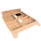 Revêtement en moquette thermoformée beige pour Peugeot 205 GTI phase 2 (1987-1998)