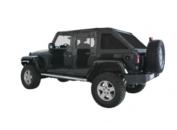 Top macio Jeep Wrangler JK Fastback vinil 4 portas - Suntop®