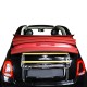 Porte-bagages sur-mesure édition bois pour cabriolet Fiat 500 cabrio