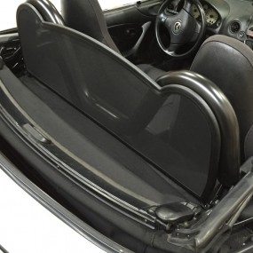 Überrollbügel (Roadsterbügel)-Design, schwarzes winddichtes Netz für Mazda MX5 Cabrio NA NB