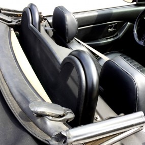 Überrollbügel (Roadsterbügel) Black Edition mit Windschott für Cabrio MG F TF