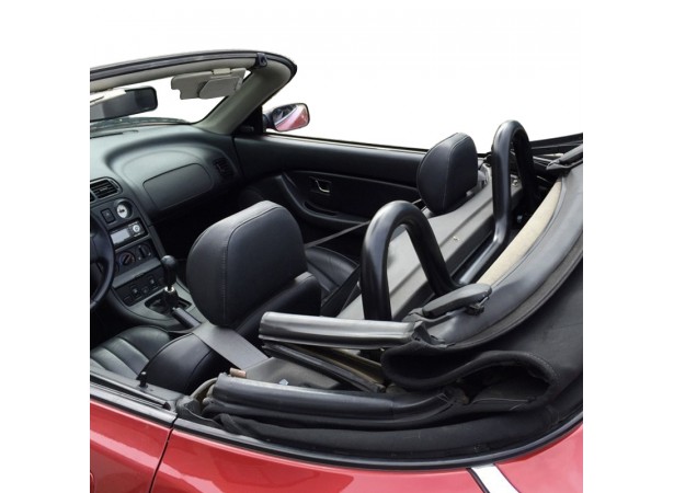 Roll-bar noir mat pour cabriolet MG F/TF