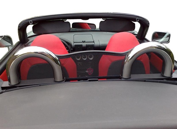Roll Bar avec filet coupe-vent pour Toyota MR et MR2 cabriolet
