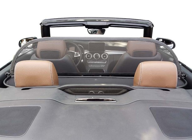 Aperta Filet Coupe-Vent Compatible avec Mercedes-Benz Classe E Carbone Filet Anti-remous 100% sur Mesure OEM Qualité Windschott fabriqué aux Pays-Bas 