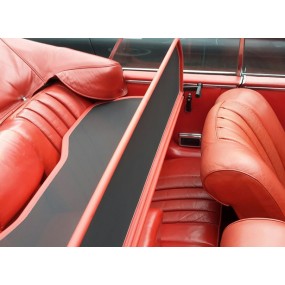 Windschott, filet saute-vent rouge cabriolet Mercedes W111