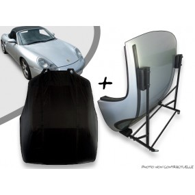 Hard top cover kit for Porsche Boxster 986 + storage trolley