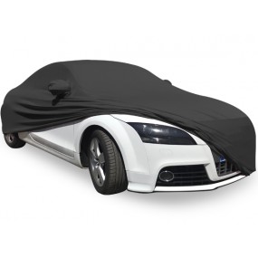 Autoschutzhülle (Autoabdeckung für Innen) für Audi TT MK2 - 8J cabriolet (2006-2014) - Coverlux in schwarzem Jersey