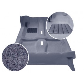 Moquette thermoformée intérieure habitacle Peugeot 205 CTI (Gris) et CJ