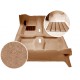 Moquette thermoformée intérieure habitacle Peugeot 205 CTI (Biscuit)