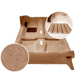 Moquette thermoformée intérieure habitacle Peugeot 205 CTI (Biscuit) et CJ