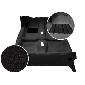 Moquette thermoformée intérieure habitacle Peugeot 205 CTI (noir) et CJ