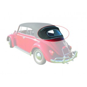 Tylna szyba miękkiego dachu Volkswagen Coccinelle 1200 (1955- 1966) - Winyl