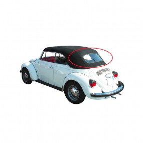 Ventana (luneta) trasera de vidrio para capota Volkswagen Coccinelle 1200 1300 1302 et 1500 (1967-1972)