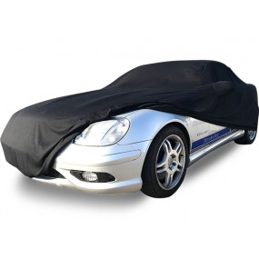 Copriauto (uso interno) su misura Mercedes SLK R170 in Coverlux Jersey - nero